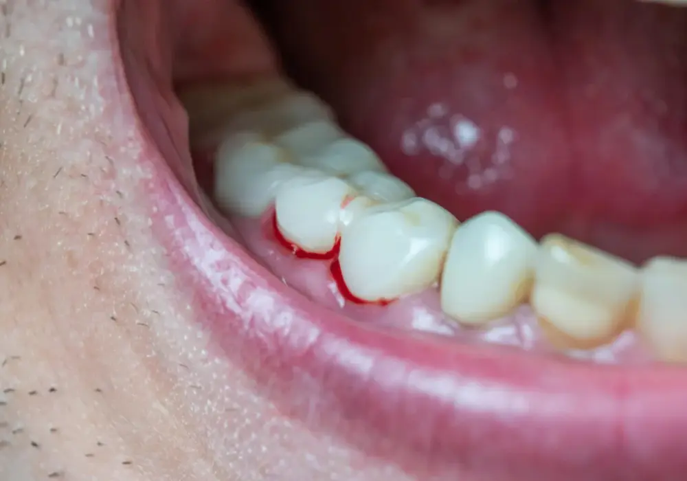 Krwawienie dziąseł - skąd się bierze i kiedy do dentysty?