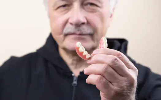 Jak usunąć klej do protez z dziąseł bez podrażnień?
