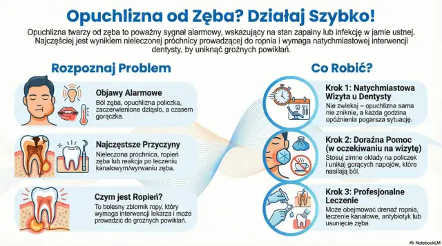 Domowe sposoby na ból po wyrwaniu zęba: zimne okłady, unikanie gorących napojów. W razie opuchlizny natychmiast do dentysty.